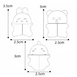 Cartoon Corner Protector Anti-Collision Edge Guard Silicone Cover for Baby Kids Furniture Table Window Dinosaur Rabbit Bear