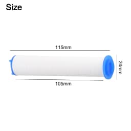 10PC Shower Head Water Filter Replacement Cartridge 24x115mm For Bathroom Shower Water Cleaner Tool Water Purification Cartridge
