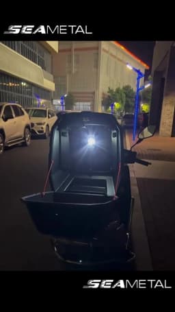 BLALION Motorcycle Locomotive Box Sensor Light LED Tail Box Anti-Collision Lamp Convenient Outdoor Fishing Camping Night Light