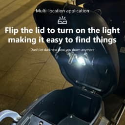 BLALION Motorcycle Locomotive Box Sensor Light LED Tail Box Anti-Collision Lamp Convenient Outdoor Fishing Camping Night Light