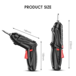 Protable 3.6V Electric Tool Set for Home Maintenance, Over 300mAh Lithium Battery, Mini Drill, Cordless Screwdriver for Home Use
