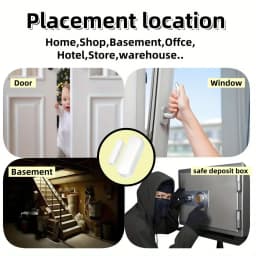 ZigBee Door Sensor Magnetic Contact Detector Real Time Alarm Security Monitor for Smart Home Works with Tuya Alexa Google Home