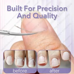 1Pcs Russian Cuticle Scissors Nipper Dead Skin Scissors Stainless Steel Manicure Tools Portable Exfoliating Nail Trimmer Clipper