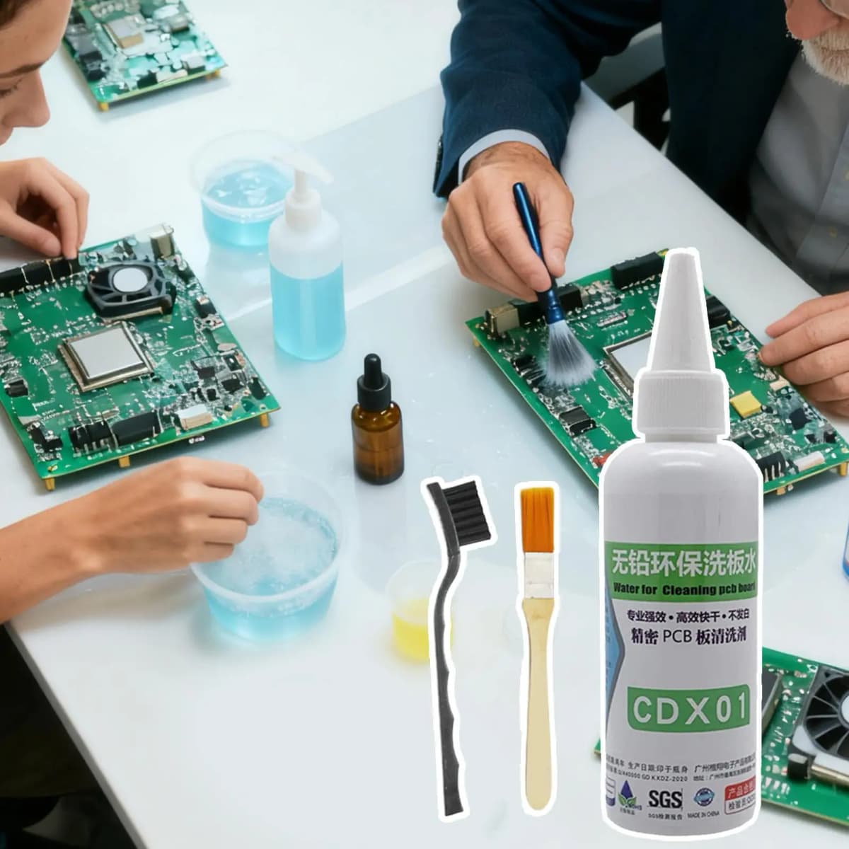 100ml /250ML PCB Motherboard Cleaner Liquid Multifunctional Effective Electronics Cleaning Agent Contact Cleaner Fast Drying 