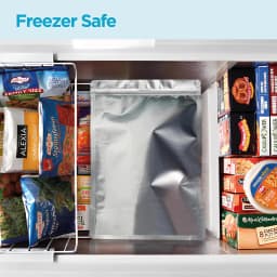 10Pcs 1-Quart 1-Gallon 5-Gallon Mylar Bags Aluminum Foil Stand-Up Reusable Airtight Smell Proof Resealable Storage Large Pouches