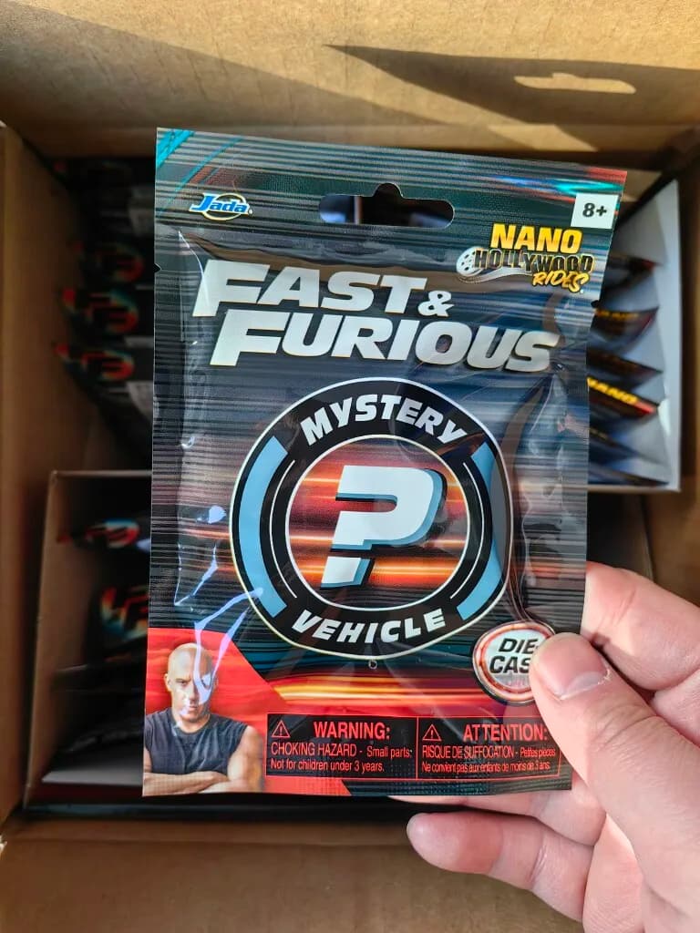 Jada Nano 1.65-inch Fast & Furious Star Wars Minecraft Toy Story Mystery Blind Bag Gifts Toy Model Anime Figures Collect