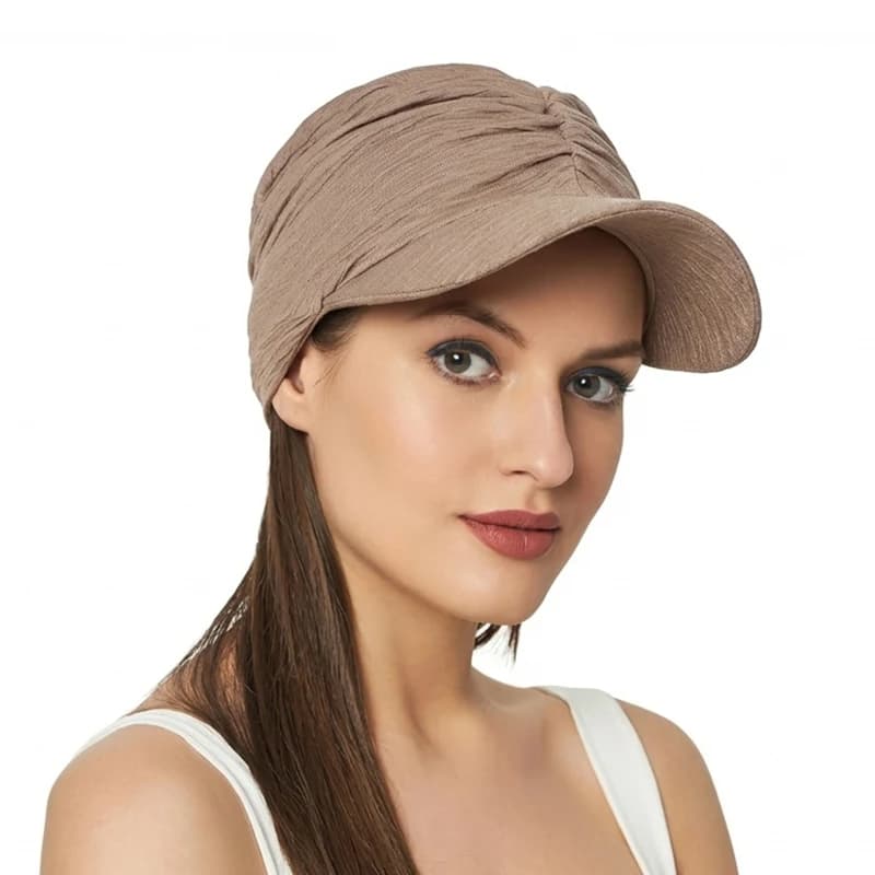 New Fashion Baseball Hijab Cap For Women Bonnet Voile Muslim Sun Hat Scarf Wrap Baseball Caps Trendy Bandana Hijab Bonnet Turban