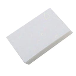 50pcs Colorful Laser heart Card Film Heart-Shaped Glittering Protection for ID Student Game Cards PVC Card Sleeves