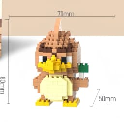 building block toys are luxurious children's toy models, suitable for educational DIY games for boys and girls, cartoon anime