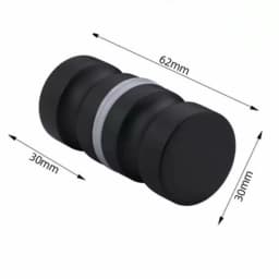 Stylish Shower Glass Door Handle,Sliding Shower Doors Knob,Double Sided Pull Hardware Replacement Parts for Bathroom Glass Doors
