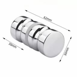 Stylish Shower Glass Door Handle,Sliding Shower Doors Knob,Double Sided Pull Hardware Replacement Parts for Bathroom Glass Doors