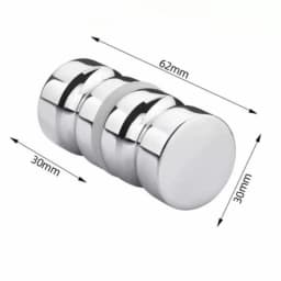 Stylish Shower Glass Door Handle,Sliding Shower Doors Knob,Double Sided Pull Hardware Replacement Parts for Bathroom Glass Doors