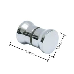 Stylish Shower Glass Door Handle,Sliding Shower Doors Knob,Double Sided Pull Hardware Replacement Parts for Bathroom Glass Doors