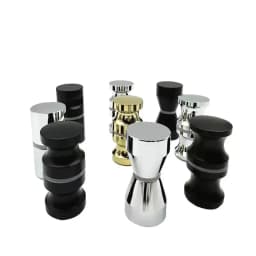Stylish Shower Glass Door Handle,Sliding Shower Doors Knob,Double Sided Pull Hardware Replacement Parts for Bathroom Glass Doors