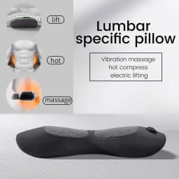 3 in 1 Back Pillow Bed Sleeping Waist Protection Pad Lying Flat Waist Relief Waist Support Heating Vibrating Electric Massage