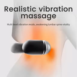 3 in 1 Back Pillow Bed Sleeping Waist Protection Pad Lying Flat Waist Relief Waist Support Heating Vibrating Electric Massage