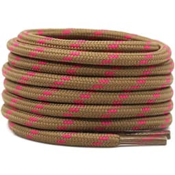 2 Pairs NEW 4.5mm Diameter Round German Training Hiking Shoe Laces Heavy Duty Work Boots Shoelaces for Men and Women