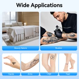 Adjustable Armrest Stand for Tattoo Salon with PU Soft Pad, Aluminum Alloy Base Beauty Studio Portable Hand Arm Rest Holder