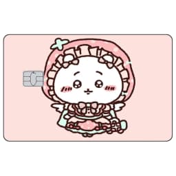 Kawaii Chiikawas Credit Card Skin Sticker Cute Cartoon Stickers for VISA JCB Mastercard and Other IC Bank Card Decorations