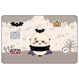 Kawaii Chiikawas Credit Card Skin Sticker Cute Cartoon Stickers for VISA JCB Mastercard and Other IC Bank Card Decorations
