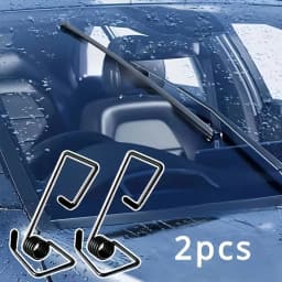 Car Wiper Pressure Booster Spring 2PCS Universal Alloy Upgrade Kit Fix Wiper Skipping Streaking Easy Install for Auto Truck