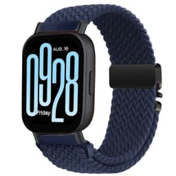 22mm 20mm Braided Nylon Loop Strap for Redmi Watch 5 Active/Lite Parachute Buckle Comfortable Band for Amazfit Active 3-2 Bip 6-