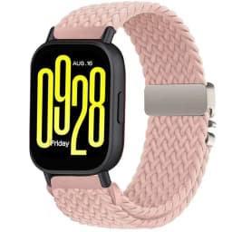 22mm 20mm Braided Nylon Loop Strap for Redmi Watch 5 Active/Lite Parachute Buckle Comfortable Band for Amazfit Active 3-2 Bip 6-