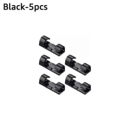 5/20Pcs Cable Management Clip Cable Protector Winder Self-Adhesive Desktop Tidy Management Clips For Mouse Headset Wire Storage