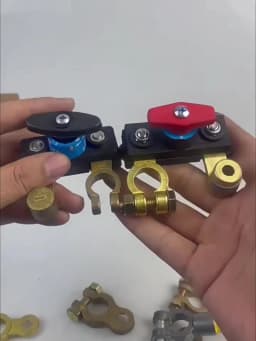 Car Battery Disconnect Switch 12-24V Bidirectional Joint Can Rotate Power Disconnect Switch with Digital Display
