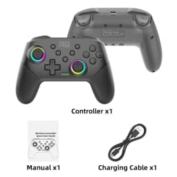 DATA FROG Wireless Game Controller for Switch / OLED / Lite / Switch 2 Console Programmable Joystick Gamepad for PC