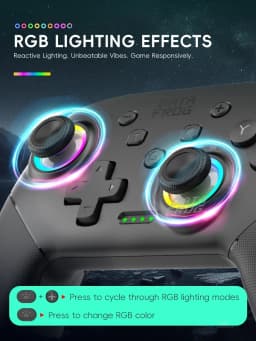 DATA FROG Wireless Game Controller for Switch / OLED / Lite / Switch 2 Console Programmable Joystick Gamepad for PC