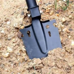 Survival Shovel Multi-Tool, Portable Engineer Shovel for Disaster Recovery,Car Emergency,Camping,Digging,and Gardening