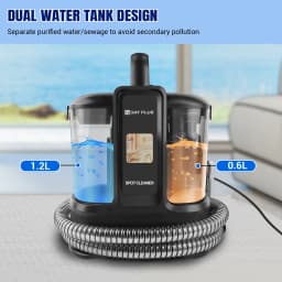 Powerful Carpet Cleaner 15kPa Strong Suction 4.25M Long Power Cord 1.2L Tank Deep Clean Pet Stains Sofa Mattress Car Seat
