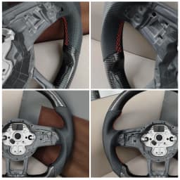 Sport Style Steering Wheel for Volkswagen Golf Mk7 7.5 Gti Gtr Gte Tiguan 2013-2019 Upgrade Accessories Interior Modification