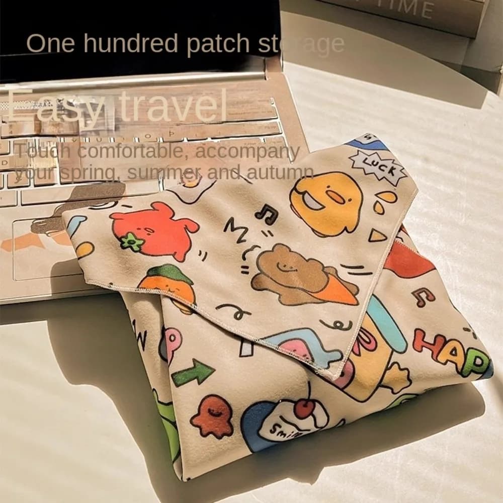 2026 New Fantastic Folding Cosmetic Bag Cloth Hundred Patch Cloth Camera For iPad Storage Bag Reusable Protective Cover