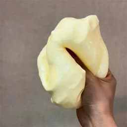 Cheese Jumbo Cube Stress Ball Big Cheese Shapeable Squeeze Ball Non-Bounce Fidget Toy ASMR Sensory Anti-Stress Gift