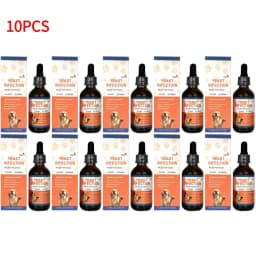 60ML 3Kinds Dog Pet Drops Gentle Care Supplement To Maintain Healthy Coat and Skin for Dogs Herbal Drops PET CARE