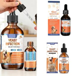 60ML 3Kinds Dog Pet Drops Gentle Care Supplement To Maintain Healthy Coat and Skin for Dogs Herbal Drops PET CARE