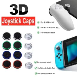 Rocker Caps For Nintendo Switch/OLED Joystick Controller Thumb Grip sticks Cover For PlayStation PS5 Portal/Steam Deck/ROG Ally