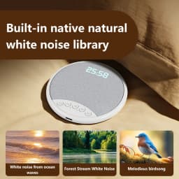 New Pillow-mounted Bluetooth Speaker With HIFI Sound Quality Multi-functional Sleep Aid Speaker With Timing And Digital Display