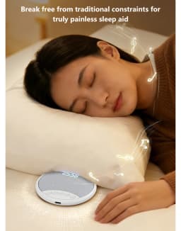 New Pillow-mounted Bluetooth Speaker With HIFI Sound Quality Multi-functional Sleep Aid Speaker With Timing And Digital Display