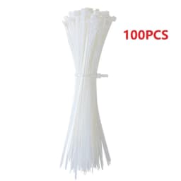 100PCS Self-Adhesive Nylon Cable Tie Holder Zip Tie Fixed Seat Wire Fasten Organizer Reusable Durable Adhesive Tie