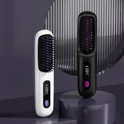New Cross Border Wireless Straightening Comb, Negative Ion Straightening Comb, Wireless Straight Roll Portable Straightening Cur
