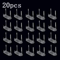 10pcs Transparent Display Stand Acrylic Badge Pins Storage Holder Multi-purpose Display Stand Desktop Medal Photo Card Display