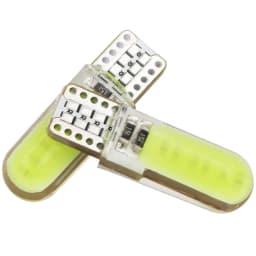 2/10PCS T10 W5W Car LED Bulbs Car Interior Dome Maps Trunk License Plate Lights 12V COB-12SMD 7500K White Yellow Red Blue Pink