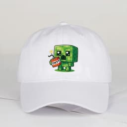 1 Creeper Pattern Baseball Cap | Unisex Hip-Hop Cap, lightweight and form-fitting, perfect for travel and casual wear year-round