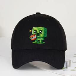 1 Creeper Pattern Baseball Cap | Unisex Hip-Hop Cap, lightweight and form-fitting, perfect for travel and casual wear year-round