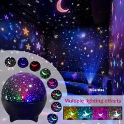 LED Lights Projector Starry Sky Night Light Projector Baby Lamp Decor Starry Moon Galaxy Projector for Kids Bedroom Decoration