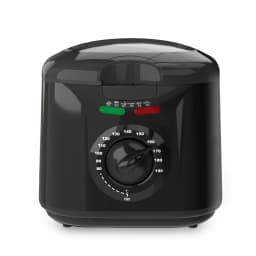 SUPERLEX 2L Electric Deep Fat Fryer 1300W Compact Deep Fryer with Viewing Window, Adjustable Temperature Control, Removable Fry Basket, Easy Clean Mini Fryer for Home Cooking Chips, Fried Snacks