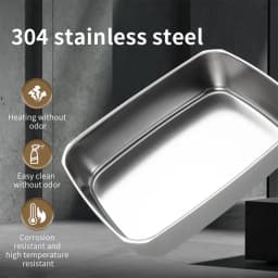 New Electric Lunch Box Portable With Thermal Bag 2L No Added Water Food Heater Box Bento Warmer for Travel Car Truck Home Office